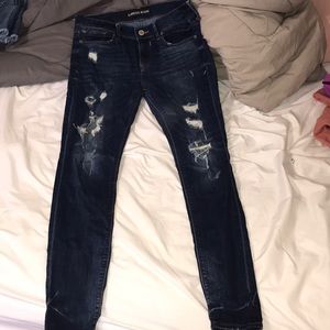 Express mid rise jeggings
